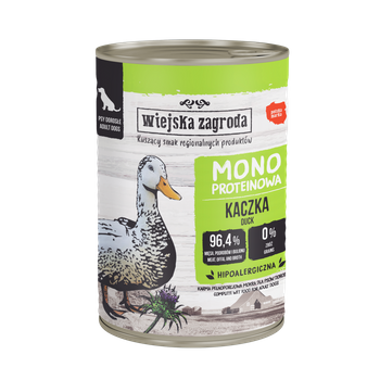Wiejska Zagroda mokra karma dla psa Kaczka 400g