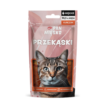 Przysmak dla kota Pan Mięsko Przekąski Kurczak 50g (dorosły)