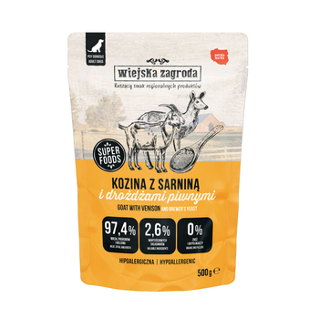 Karma mokra dla psa Wiejska Zagroda Kozina z sarniną (dorosły) 500g