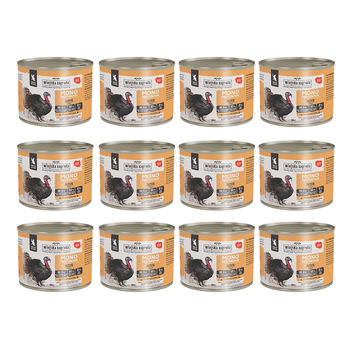 Zestaw Karma mokra dla kota Wiejska Zagroda Indyk monoproteinowa 200 g (kociak) x 12 szt.