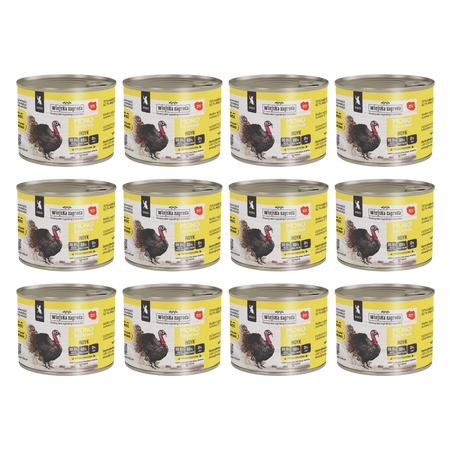 Zestaw Wiejska Zagroda mokra karma monobiałkowa dla kota Indyk dla kociąt 200g x 12szt.