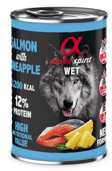 Karma mokra dla psa Alpha Spirit Salmon with Pineapple 400 g