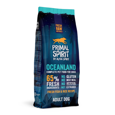 Karma sucha dla pas Primal Spirit 65% Oceanland 12 kg