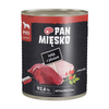 Pan Mięsko Karma mokra dla psa Indyk z jeleniem (dorosły) 800g (6 szt/op)