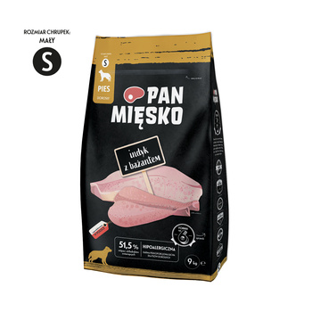 Karma sucha dla psa Pan Mięsko Indyk z bażantem S 9 kg