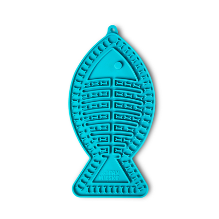 Mata do lizania dla kota Pan Mięsko z przyssawkami – silikonowa, antystresowa