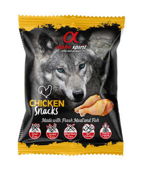 Przysmak dla psa Alpha Spirit Chicken Snacks 50 g