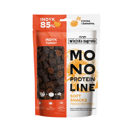 Przysmak dla psa Wiejska Zagroda Monoproteinowy soft snacks Indyk 115g 