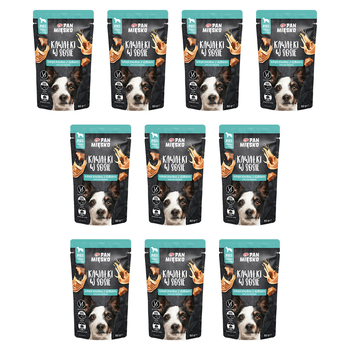 Zestaw Karma mokra dla psa Pan Mięsko Kawałki w sosie Wieprzowina z dzikiem (dorosły) 150 g x 10 szt.