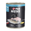 Pan Mięsko Karma mokra dla psa Indyk z dorszem (dorosły) 800g (6 szt/op)