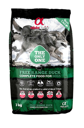 Karma sucha dla psa Alpha Spirit Free Range Duck 3 kg