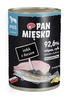 Pan Mięsko Karma mokra dla psa Indyk z dorszem (dorosły) 400g (12 szt/op)