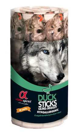 Przysmak dla psa Alpha Spirit Duck Sticks 160 g