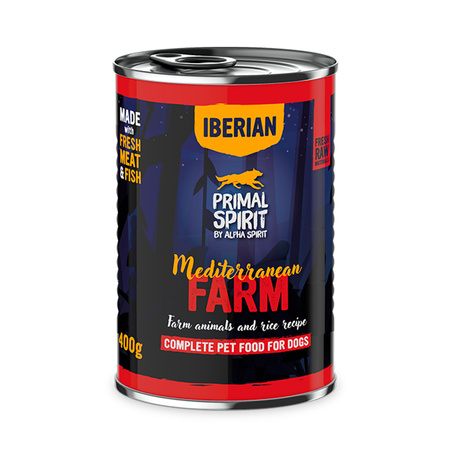 Primal Spirit Karma mokra dla psa Iberian Mediterranean Farm (dorosły) 400g 