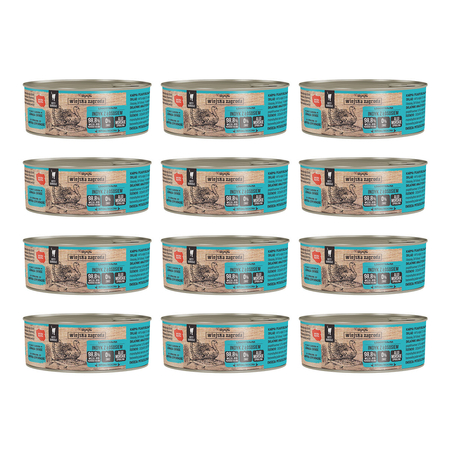 Zestaw Karma mokra dla kota Wiejska Zagroda Indyk z Łososiem 85 g x 12 szt.