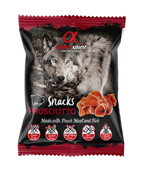 Przysmak dla psa Alpha Spirit Prosciutto Snacks 50 g